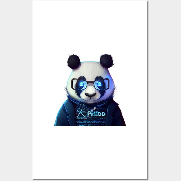 Computer Web Developer Panda Wall Art by Bam-the-25th